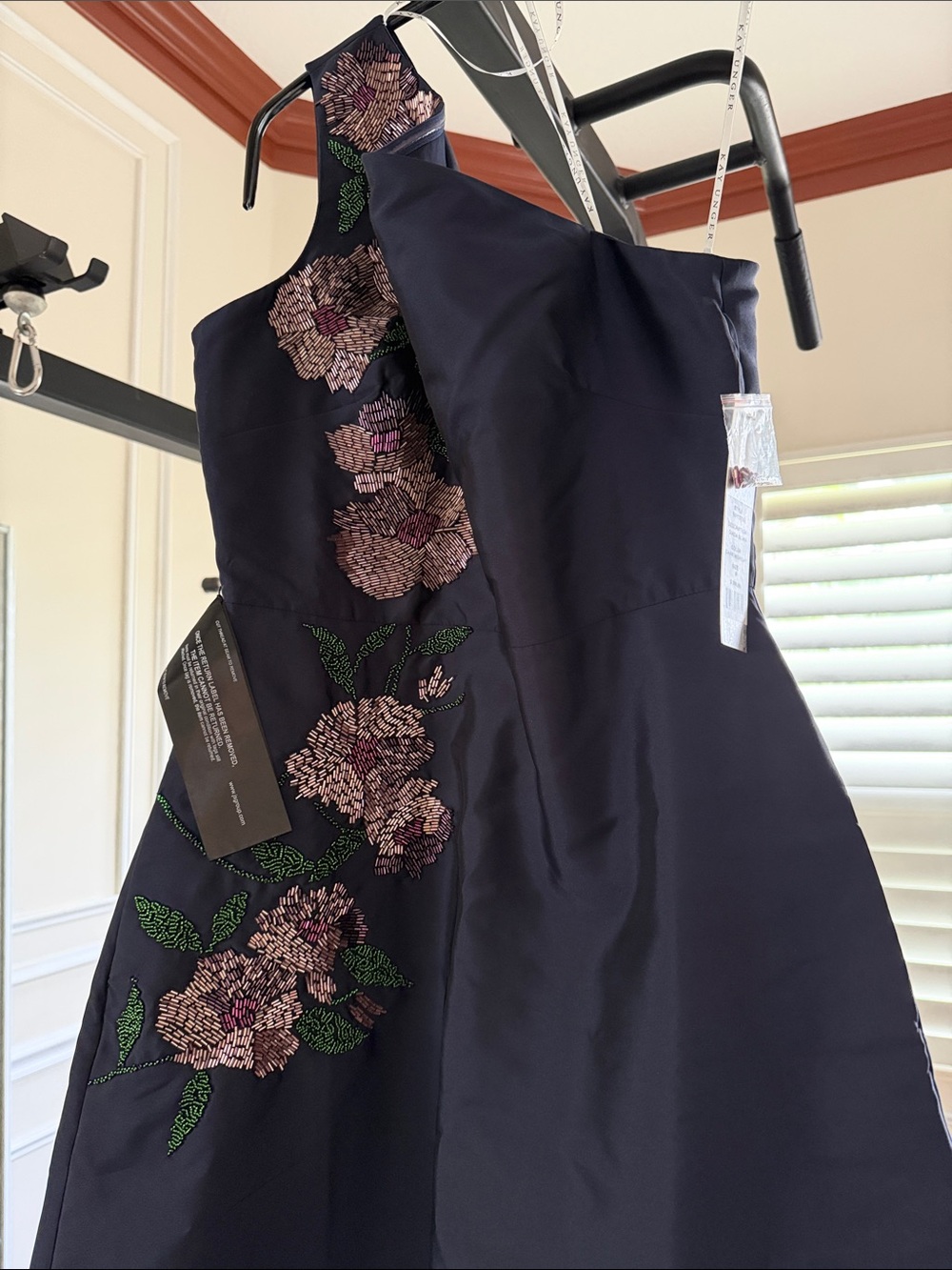 Kay Unger Giada Gown in Dark Midnight